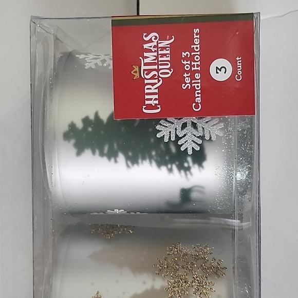 Christmas Queen candle holders set of three - Picture 2 of 9